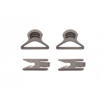 Goggle Swivel Clips 36mm for helmet with rails - Foliage [FMA]